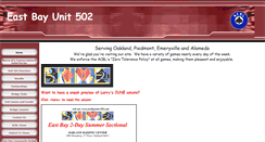 Desktop Screenshot of eastbayunit-502.com