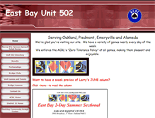 Tablet Screenshot of eastbayunit-502.com